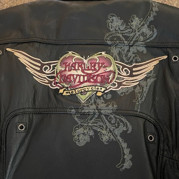 Harley Davidson Womens Leather Jacket EVANGELINE​​​​​​​​ - Picture 2 of 13